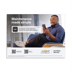 8 x 6  TG Certified Service Maintenance Made Simple Tension Graphic Insert