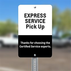 Buick/GMC Express Service Pickup Sign