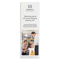 4' X 12' Buick Certified Service GM Rewards Tension Graphic Insert