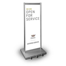 Cadillac “Service Open” Graphic Panel