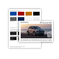 2027 Buick Color Selection Folder