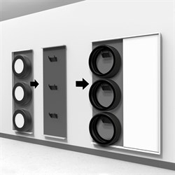 Buick GMC Additional Center Sections w/3 Tire Brackets