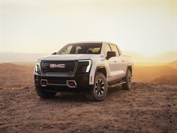 2026 GMC Sierra EV AT4 Backlit Tension Graphic Insert