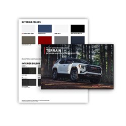 2026 GMC Color Selection Folder