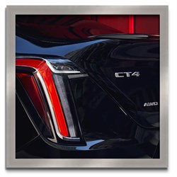40 x 40 CT4 Sport Rear Framed Art