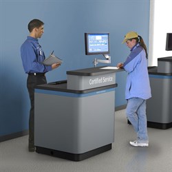 Certified Service Lettering for Desk