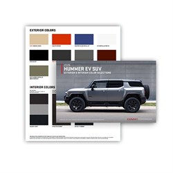 2026 GMC Hummer Color Selection Folder