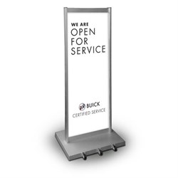 Buick “Service Open” Graphic Panel