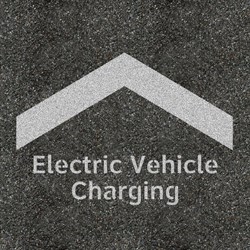 Electric Vehicle Charging Pavement Marking Stencil