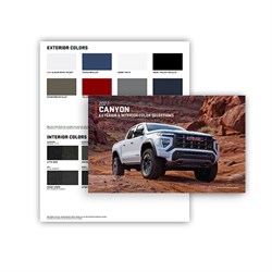 2027 GMC Color Selection Folder