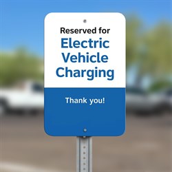 Electric Vehicle Parking Sign