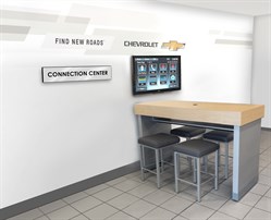 Connection Center Sign