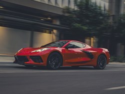 Corvette Stingray Backlit Tension Graphic Insert